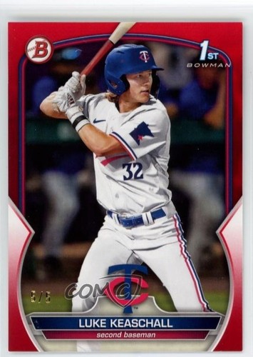 2023 bowman draft red - red, 5/5